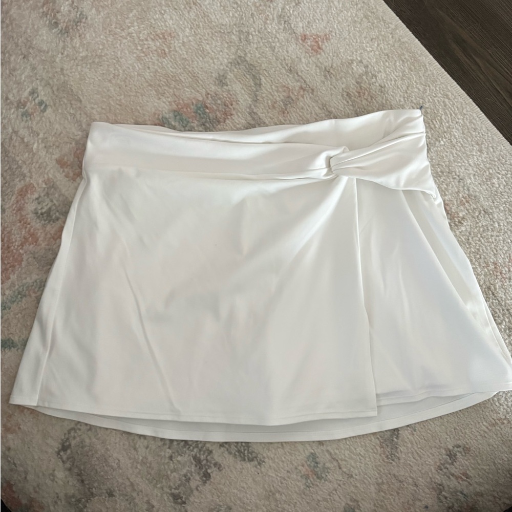 All in Motion White Skort